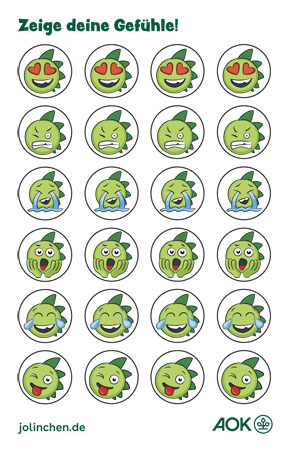 Aufkleber Jolinchen-Emojis