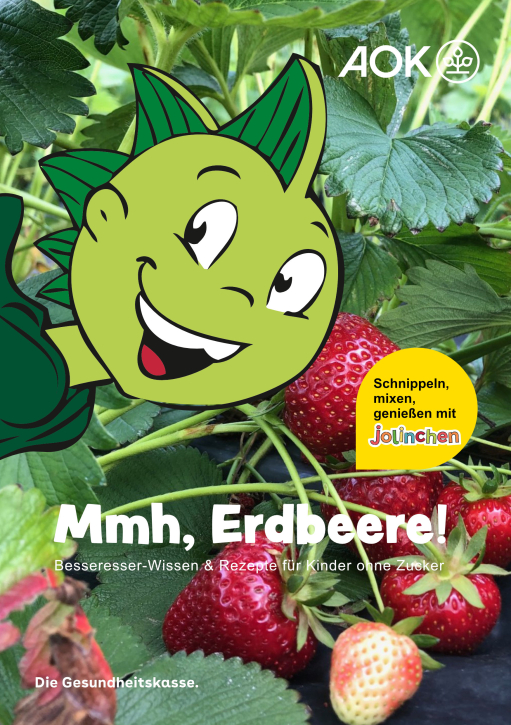 Jolinchen Faltblatt "Erdbeere"