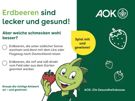 Gewinnspiel Erdbeere