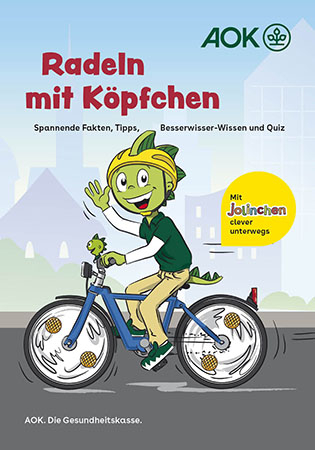 Jolinchen Faltblatt "Radeln mit Köpfchen"