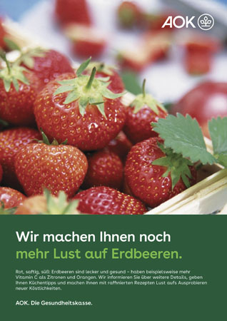 Poster "Erdbeere"
