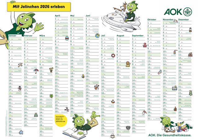 Wandkalender "Jolinchen"